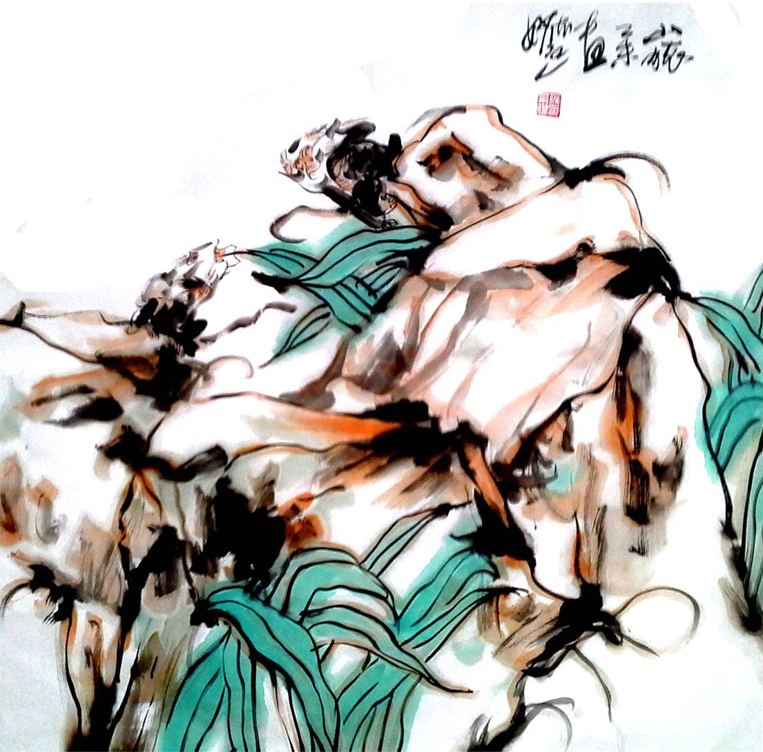 侯景耀国画作品