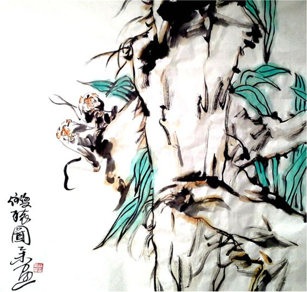 侯景耀国画作品