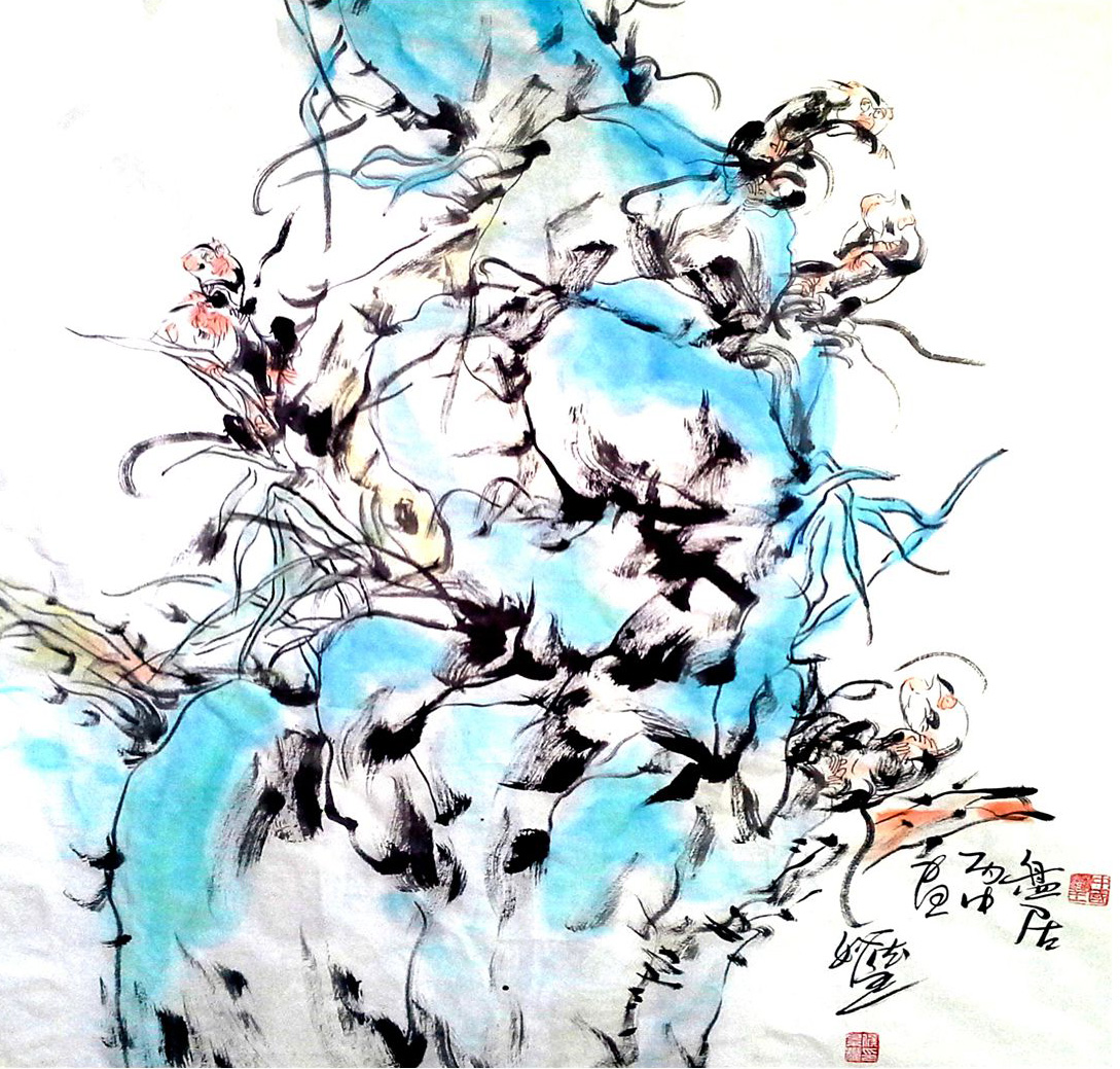 侯景耀国画作品