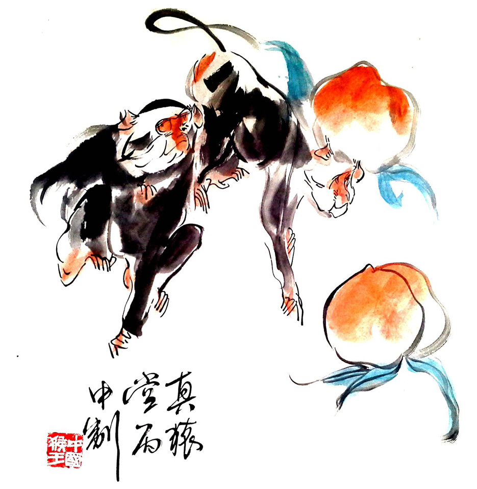 侯景耀国画作品