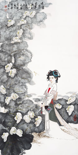 晓露清风碧荷香