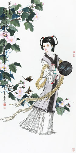 红楼仕女-薛宝钗