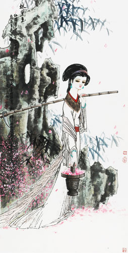 红楼仕女-林黛玉