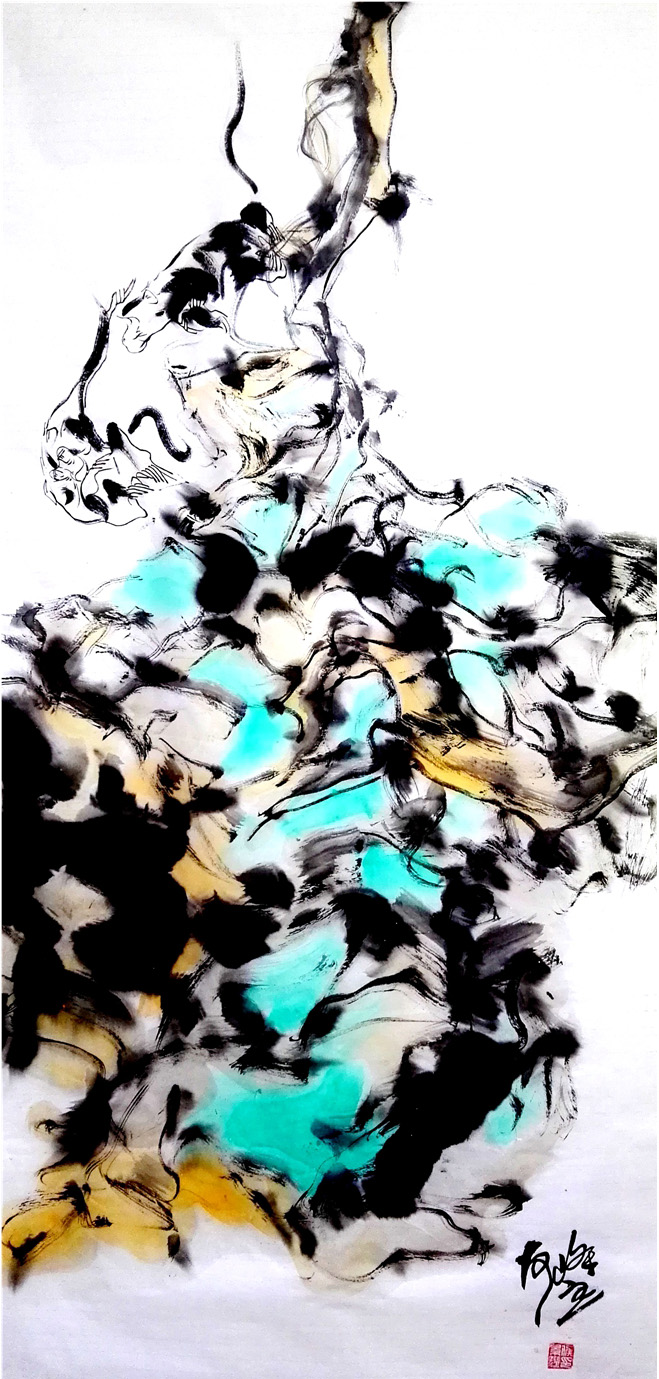 侯景耀国画作品