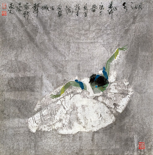 湖水粼粼