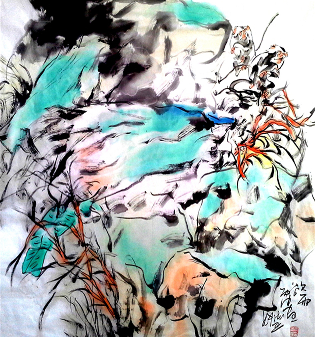 侯景耀国画作品