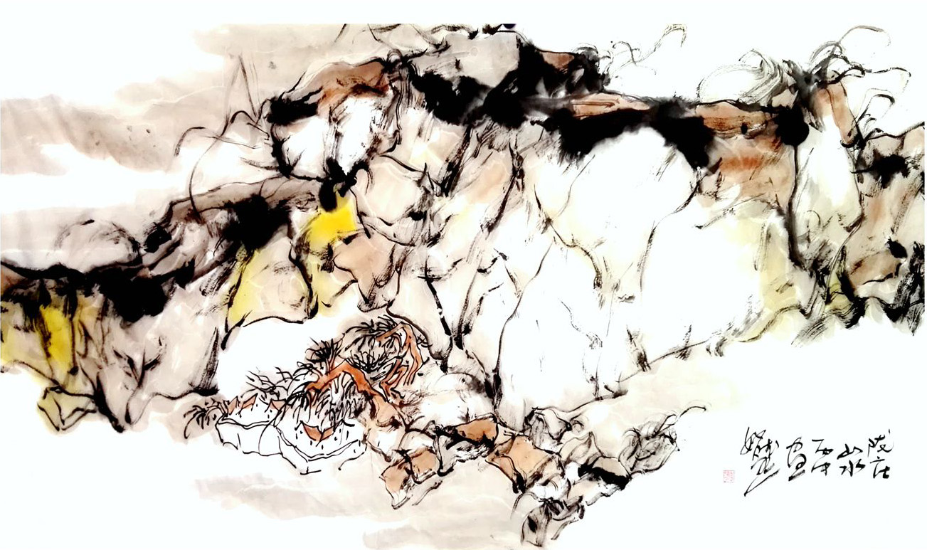 侯景耀国画作品