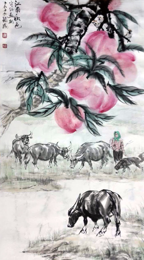 李守仁国画作品