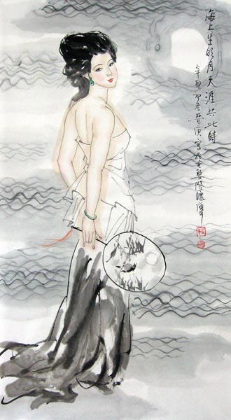 《海上生明月》