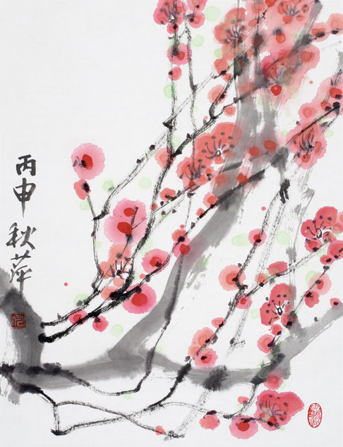 《画梅》