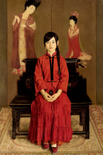 簪花仕女图