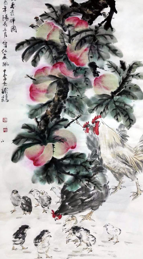 李守仁国画作品