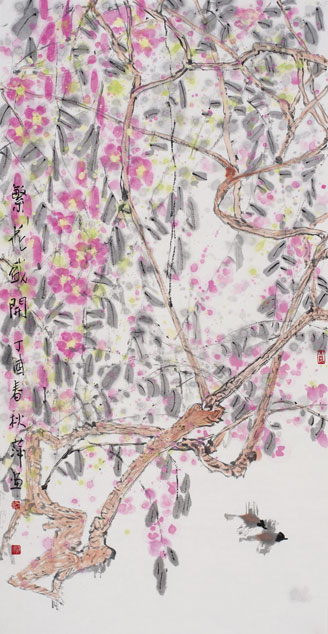 繁花盛开